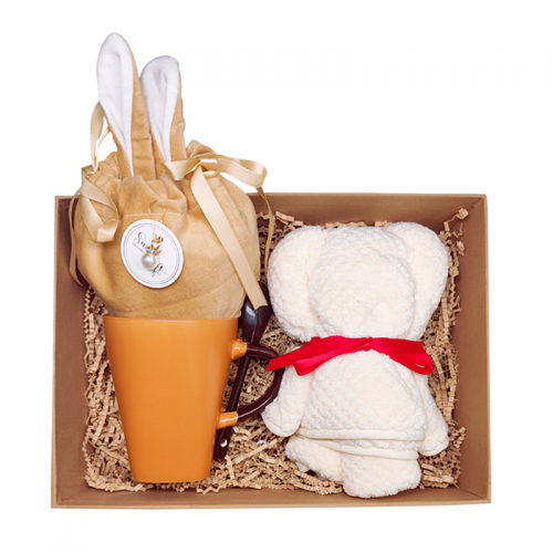 Gift Sets Good Quality Towel with Cup Gift Set Thank's Giving Gift Customizable Business Gift Box