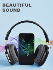 cheap men over-the-top bluetooth earphone sport folded wireless cleated headphone TF card custom gaming earbuds OEM/ODM