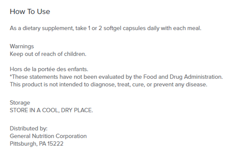 GNC Triple Lecithin™ 1200 MG 180 softgels