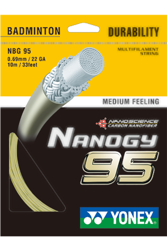 YONEX STRING Nanogy 95 Cosmic Gold Single Package 10m