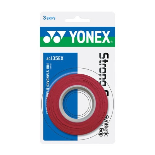 YONEX Strong Over Grip (AC135EX)-Wine Red (3 wraps)