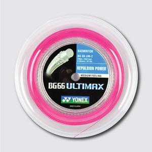 YONEX STRING BG66 Ultimax Neon/Pink  (200m Coil)