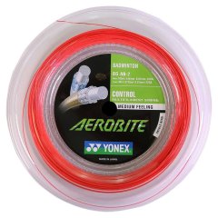 YONEX STRING BG AeroBite White/Red    (200m Coil)