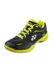 YONEX POWER CUSHION 65X2 WIDE (UNISEX) BLACK/YELLOW COLOR Delivery Free