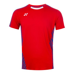 YONEX 10249EX Men's Crew Neck Shirt Sunset Red