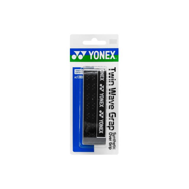 YONEX Twin Wave Grip (AC139EX)-Black Single Package