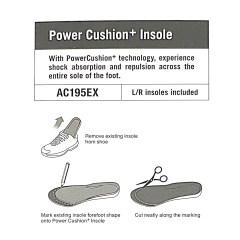 YONEX Power Cushion Insole AC195EX Yellow M 24.5 26.5cm