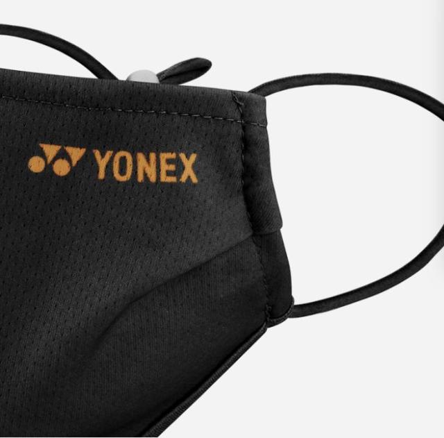 YONEX Reusable Sports Face Mask AC480, Black VERYCOOL