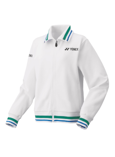 YONEX 75TH Elite Women's Warm-Up Jacket 57064AEX-White Color Delivery Free