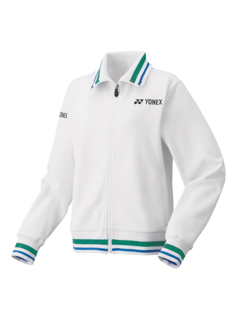 YONEX 75TH Elite Women's Warm-Up Jacket 57064AEX-White Color Delivery Free