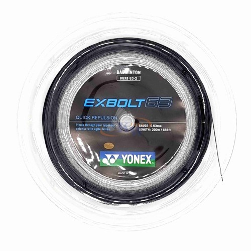 YONEX STRING Exbolt 63 Black (200m coil)