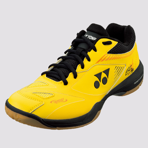 YONEX POWER CUSHION 65X 2 YELLOW Color Free Delivery  (Clearance)