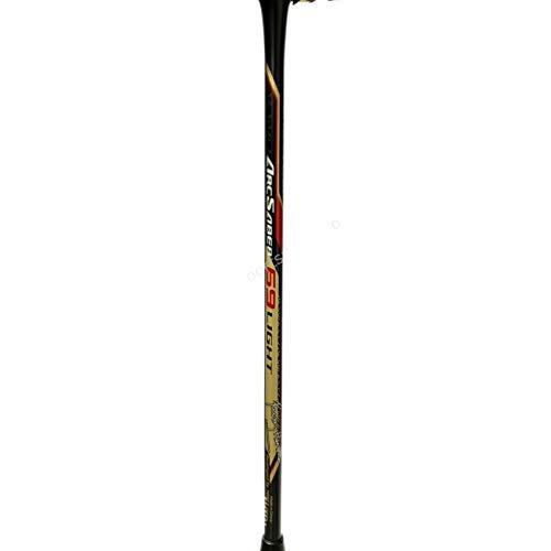 YONEX ArcSaber 69 Light (Black/Gold)5u5 78Grams (Yonex Factory String) Delivery Free Grip Free