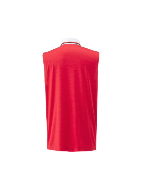 YONEX MEN'S SLEEVELESS TOP 10483EX-Ruby Red(China National Team)(Clearance)