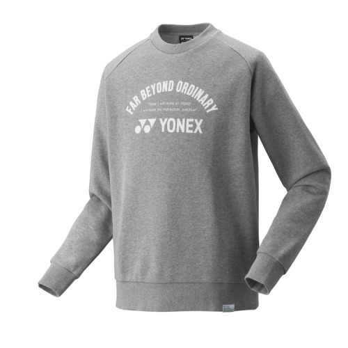 Yonex 75TH UNISEX SWEAT SHIRT 30072AEX -Grey