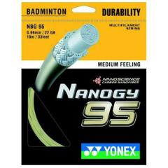 YONEX STRING Nanogy 95 Flash Yellow Single Package 10m