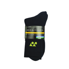 Yonex SPORT CREW SOCKS  Navy/Citrus Green Color 19120XY M size  (25CM-28CM) Made in Japan