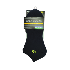 Yonex Sport Low-Cut Socks 19121YX Navy/Citrus Green Color M size  (25CM-28CM) Made in Japan