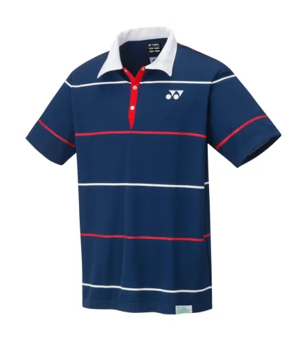 Yonex 75TH MEN’S POLO SHIRT (SLIM FIT) 10434AEX-Midnight  Navy Color