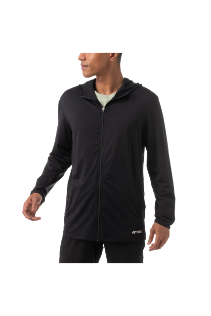 YONEX Mens Full Zip Hoodie 50116EX-Black