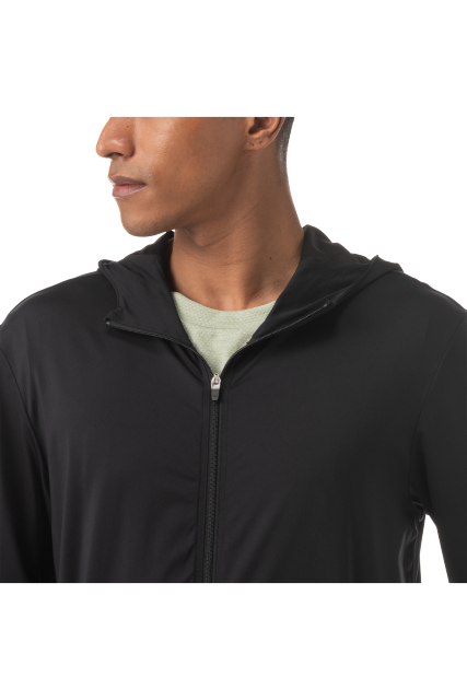 YONEX Mens Full Zip Hoodie 50116EX-Black