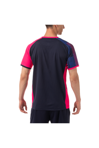 YONEX MEN’S CREW NECK SHIRT SLIM FIT Navy Blue Color 10441EX