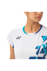 Yonex WOMEN’S CREW NECK SHIRT 20635EX White color