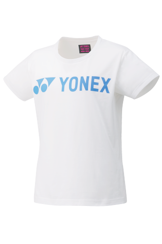 Yonex WOMEN’S T-SHIRT 16512EX White / Sax color(Cotton)