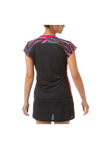 Yonex WOMEN’S CREW NECK SHIRT 20636EX Black color