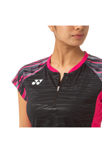 Yonex WOMEN’S CREW NECK SHIRT 20636EX Black color