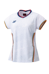 YONEX 2022 China National Team Womens Crew Neck Shirt 20682EX-White(Clearance)