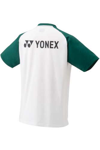 Yonex 2022 Mens T-Shirt 16576EX-White / Green(Cotton)