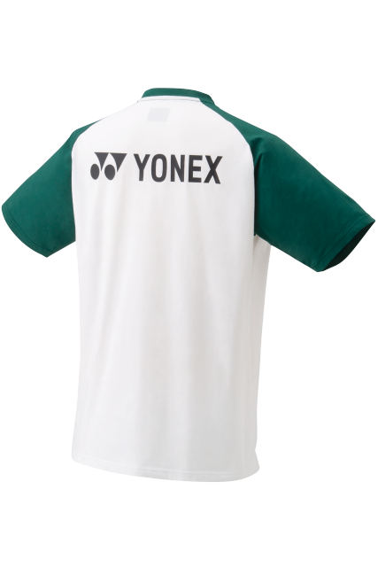 Yonex 2022 Mens T-Shirt 16576EX-White / Green(Cotton)