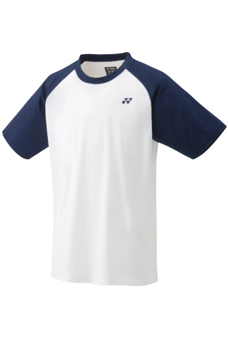 Yonex 2022 Mens T-Shirt 16576EX-Wht/Navy(Cotton)