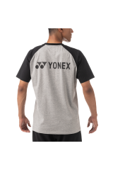 Yonex 2022 Mens T-Shirt 16576EX-Gray / Black(Cotton)