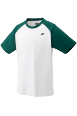 Yonex 2022 Mens T-Shirt 16576EX-White / Green(Cotton)