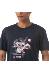 YONEX 2022 Men GRAPHIC T-SHIRT 16582EX Navy Blue