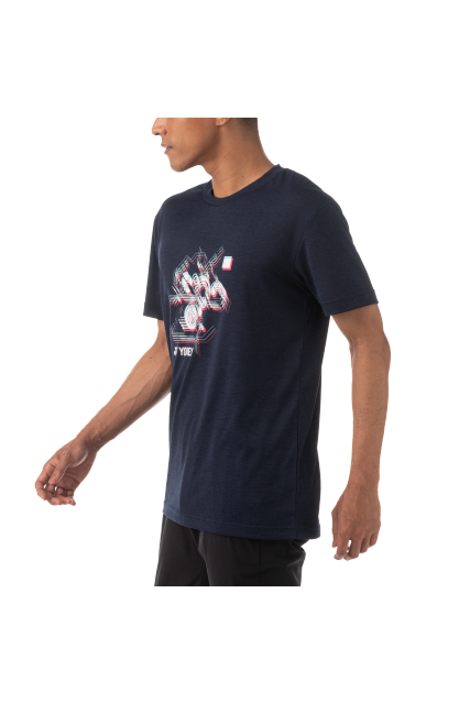 YONEX 2022 Men GRAPHIC T-SHIRT 16582EX Navy Blue