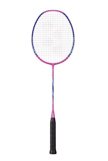 YONEX NANOFLARE 001 Clear Pink Color Strung(Yonex Factory String) 5U5 78 Grams Free Grip