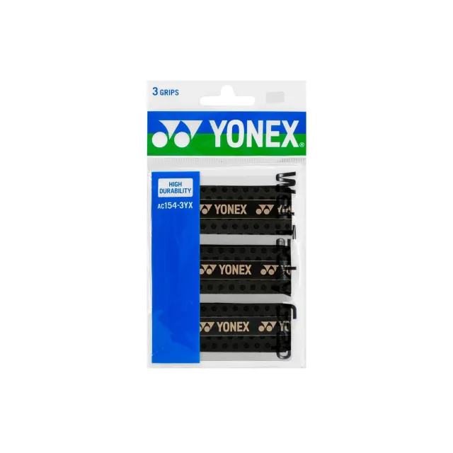 YONEX Wet Tacky Grap (3wraps) (AC154-3EX)-Black