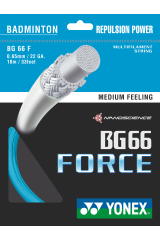 YONEX STRING BG66 FORCE Cyan Single Package 10M