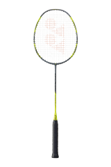 YONEX ARCSABER 7 PLAY  (Grey/Yellow)4u6 83Grams ,Strung(Yonex Factory String)  Grip Free(Full Cover Free)