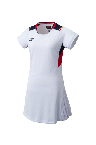 YONEX 2022 2nd Half China National Team Womens Dress (with Inner Shorts) 20686-White