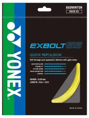 YONEX STRING EXBOLT65 Yellow color Single Package 10M