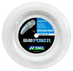 YONEX STRING BG80Power White (200m Coil)