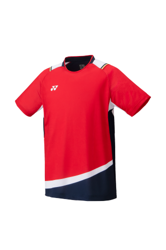 YONEX China National Team Mens Crew Neck Shirt 10489EX-RubyRed