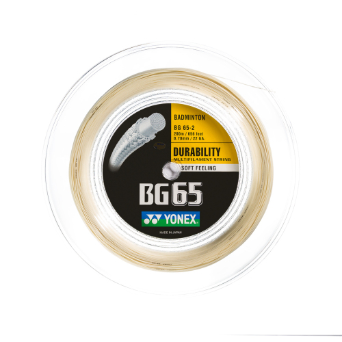 YONEX STRING BG65 Amber (200m Coil)