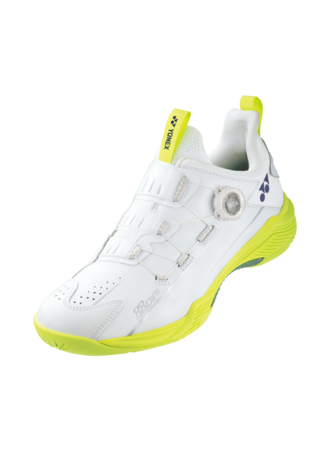 YONEX 2023 POWER CUSHION 88DIAL UNISEX WHITE / LIME YELLOW Color Delivery Free