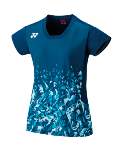 YONEX 2023 Badminton Womens Crew Neck Shirt Japan National 20748EX-Midnight