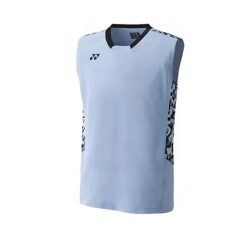 YONEX 2023 1st Half Japan National Team Mens Sleeveless Top 10554 FELT BLUE